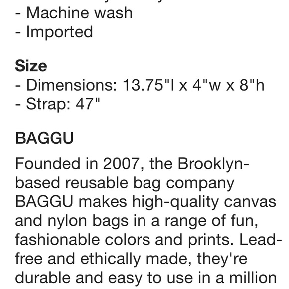 Baggu Madras Medium Crescent crossbody bag - a UO exclusive!! - NWT - Picture 4 of 8